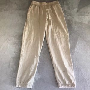 Zara cream joggers